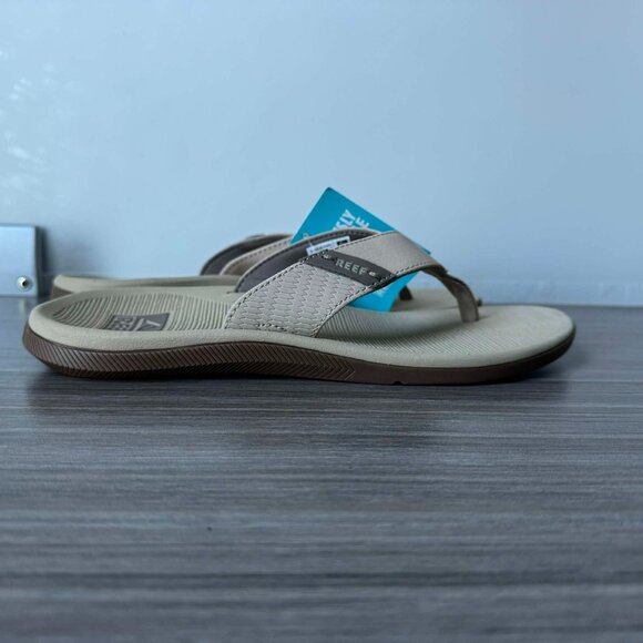 Reef Santa Ana Thongs Sandals Flip Flops Size 8 $65 in Sand - Picture 4 of 6
